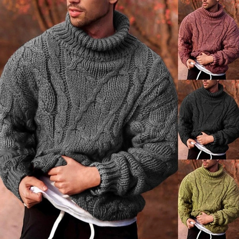 Mens Fashion Mullet - Sonbahar ve kış Avrupa ve Amerikan