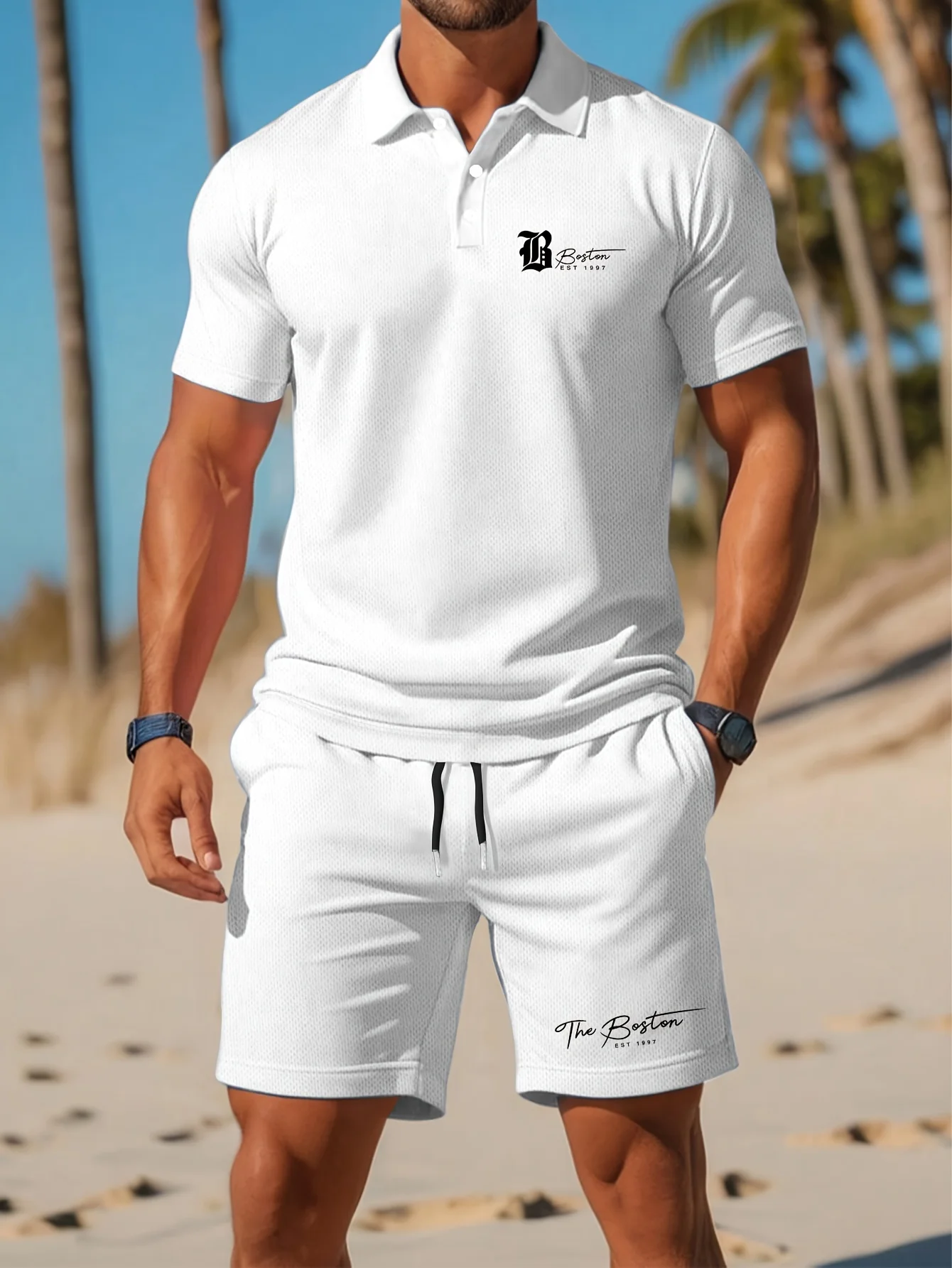 Quality Men'S Fashion - Yazlık Yeni Erkek Polo Gömlek Takımı