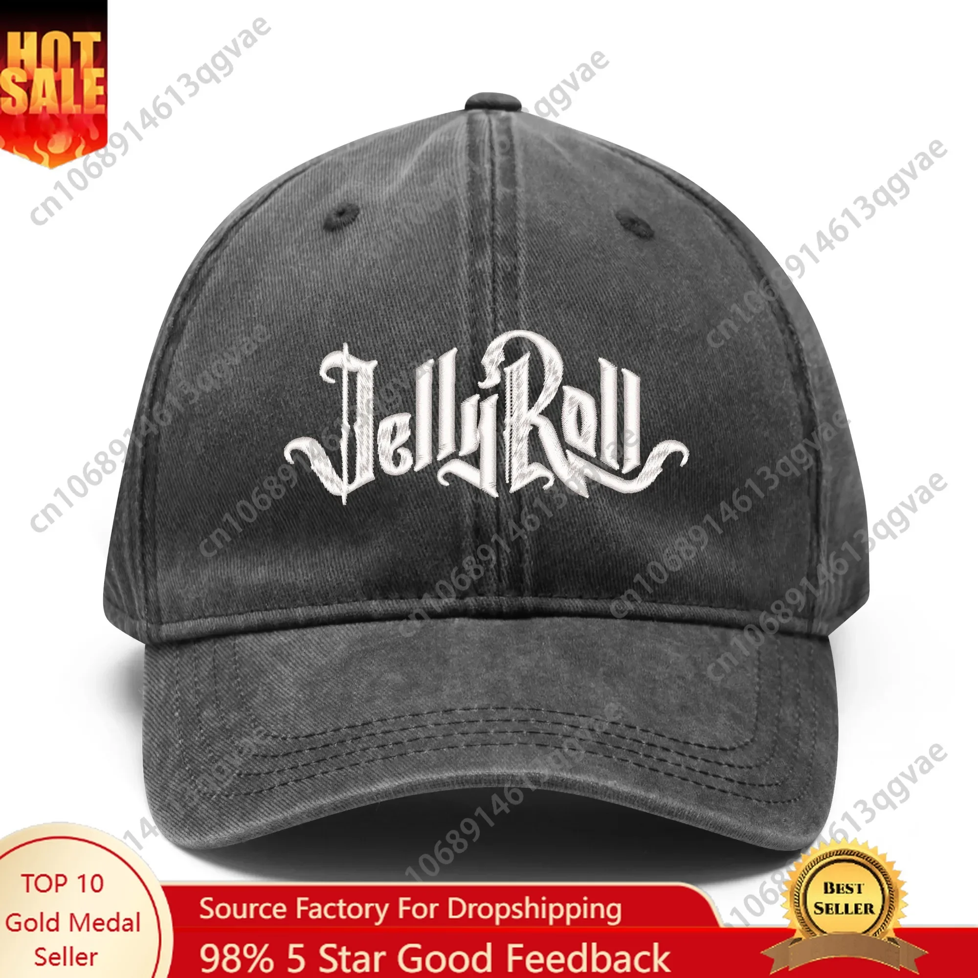 Trucker Hat Cap - Jelly Singer Roll Music Reaper7man Nakış