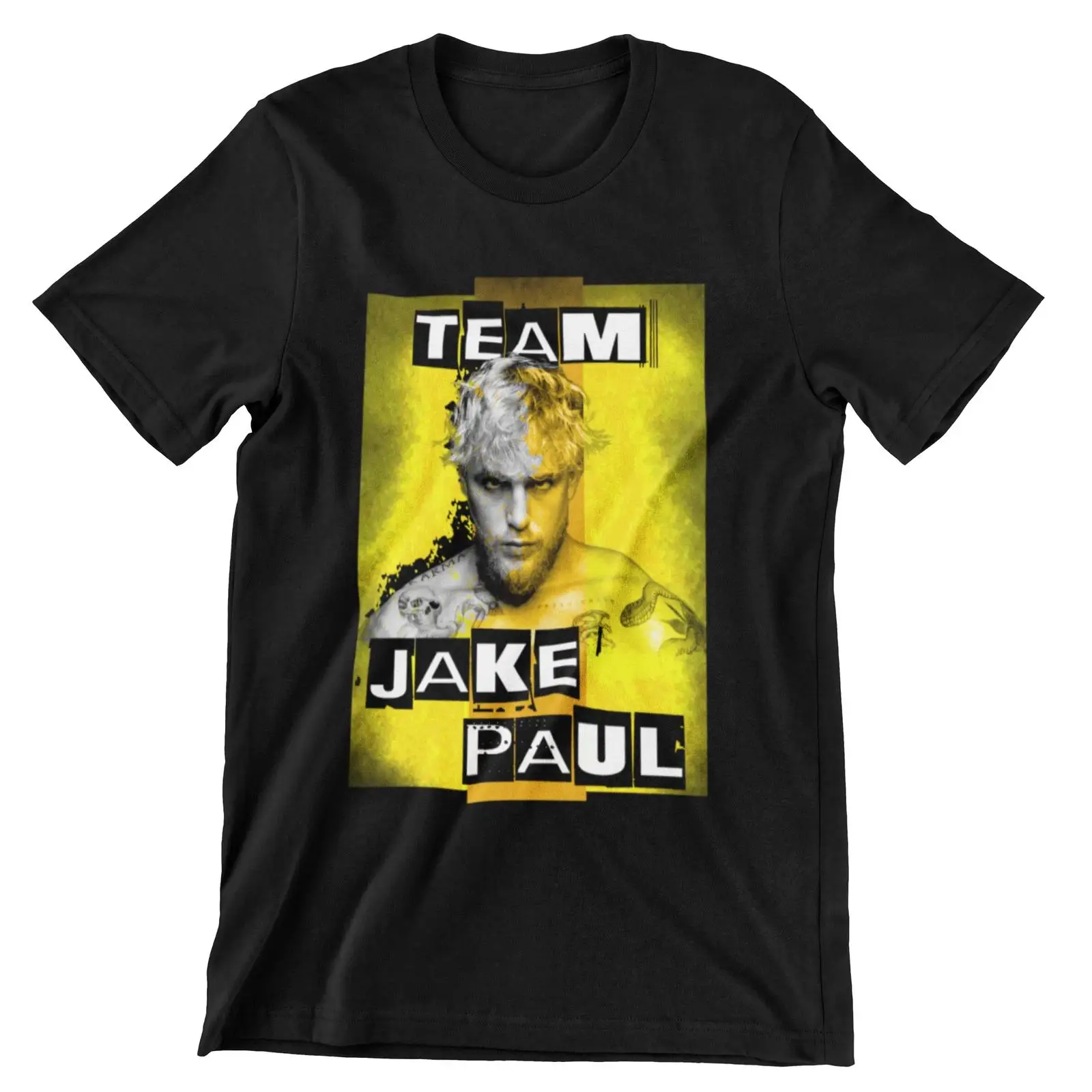 Men Fashion Youtuber - Jake Paul Takımı Tişörtü Boks Etkinliği