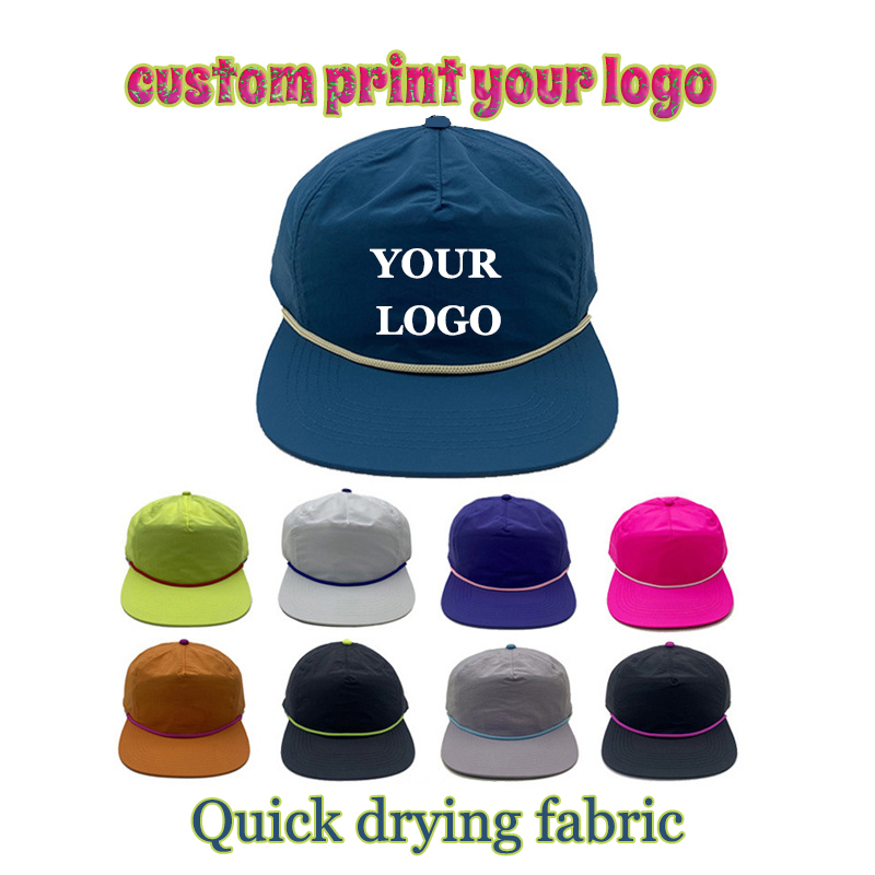 Trucker Hat Cap - Çabuk kuruyan Hafif İnce Düz kenarlı