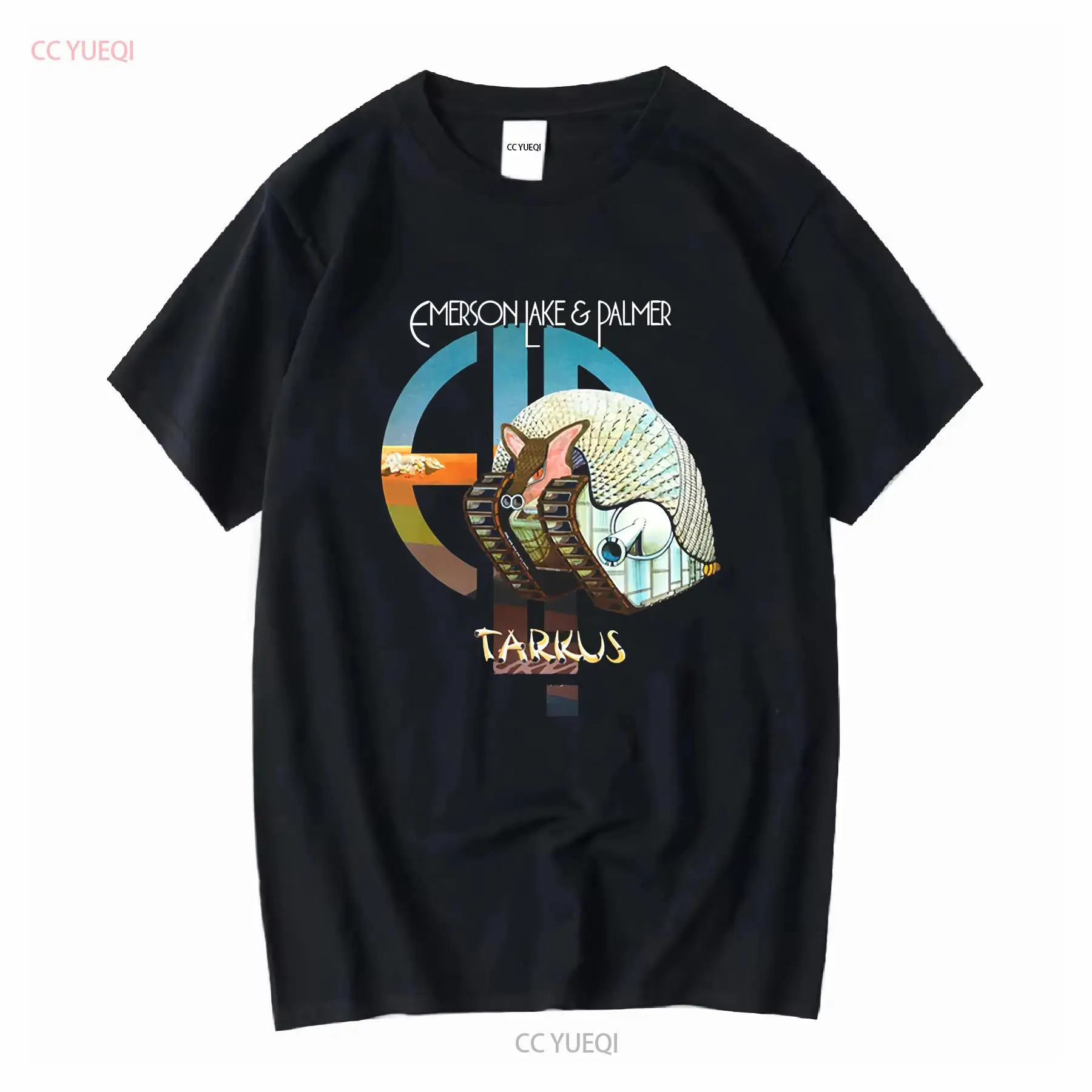 Mens Fashion Black Shirt - Tarkus ELP Emerson Lake ve Palmer