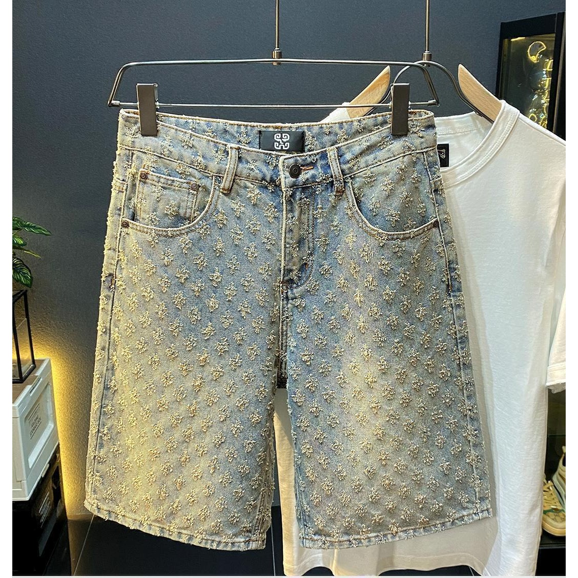 Mens Fashion Denim - Yazlık High Street Kot Şort Erkek