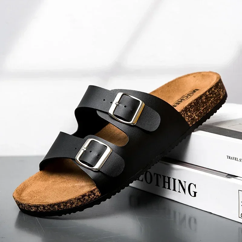 Mens Fashion Mullet - Moda klasik unisex terlik rahat yaz