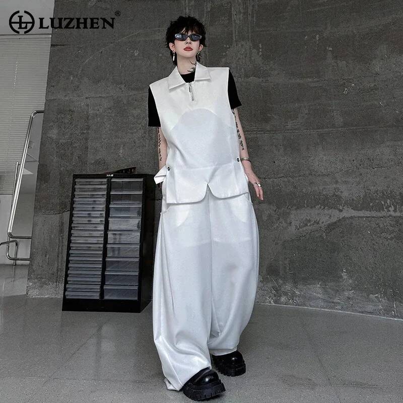 Mens Fashion Vest - LUZHEN Yelek 2026 Moda Yaz Erkek
