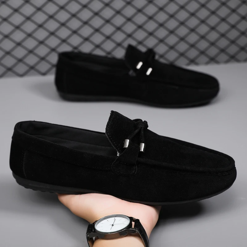 Suede Loafers Men - Erkekler rahat ayakkabılar moda erkek ayakkabısı