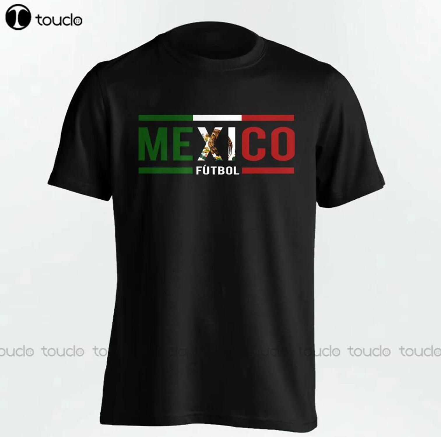 Mens Fashion Black Shirt - Erkek Meksika Futbol Futbolcu Siyah Tişört