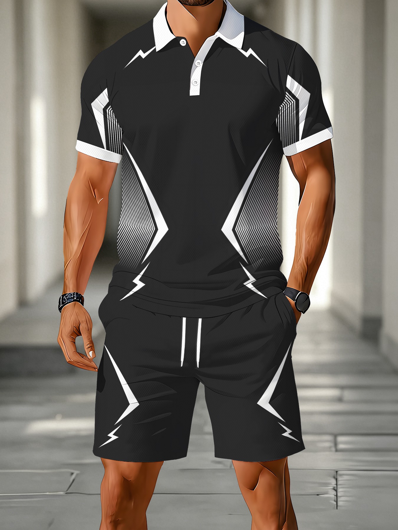 Men'S Fashion Polo - 2026 Yaz Amerikan Erkek Polo Tişört