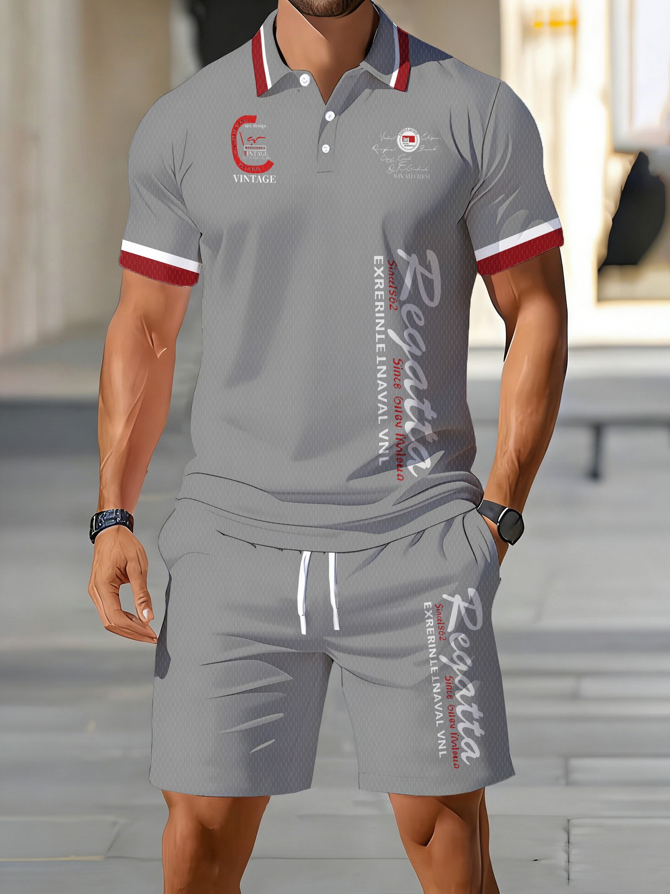 Men'S Fashion Polo - 2026 Yaz Yeni Erkek Polo Tişört