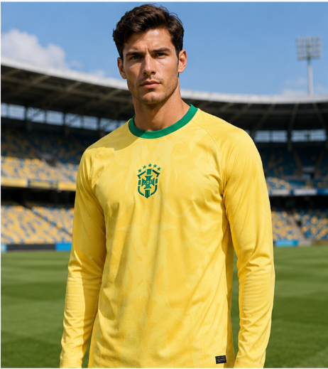 Men'S Fashion For 2026 - Brezilya 2026 Hatıra Sürümü 3D Baskılı