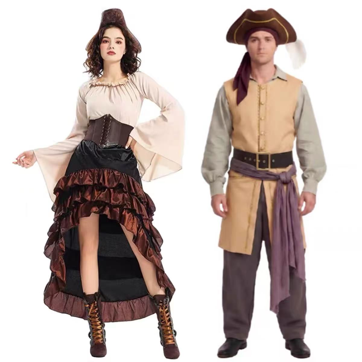 Mens Fashion Vest - Film Backrooms Kaptan Clark Korsan Cosplay