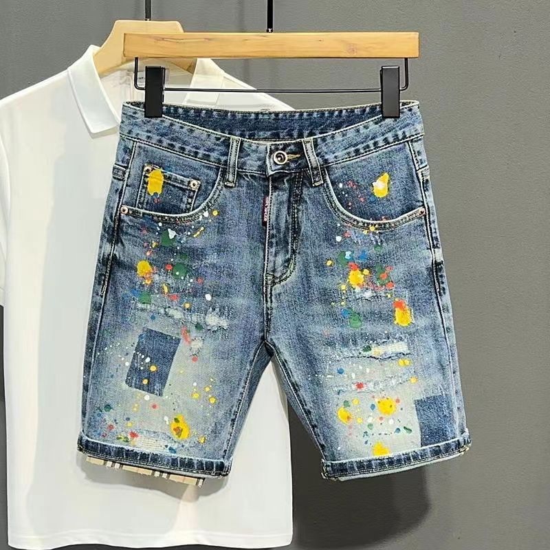 Erkek Kısa Kot Pantolon Graffi - Mens Fashion Denim incelemesi ve fiyatı