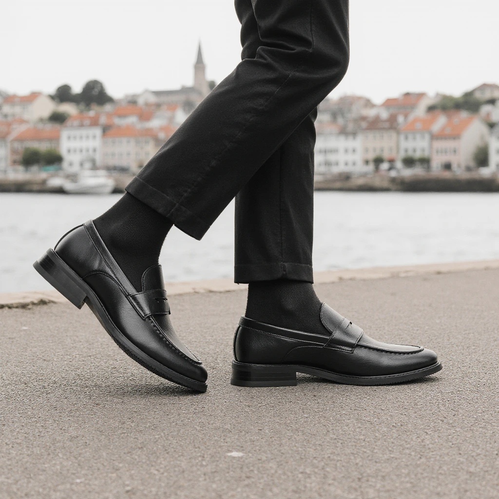 Erkek Siyah Penny Loafer'lar K - Suede Loafers Men incelemesi ve fiyatı