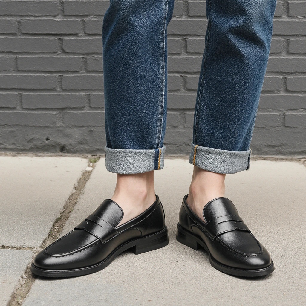 Erkek Siyah Penny Loafer'lar K - Suede Loafers Men incelemesi ve fiyatı