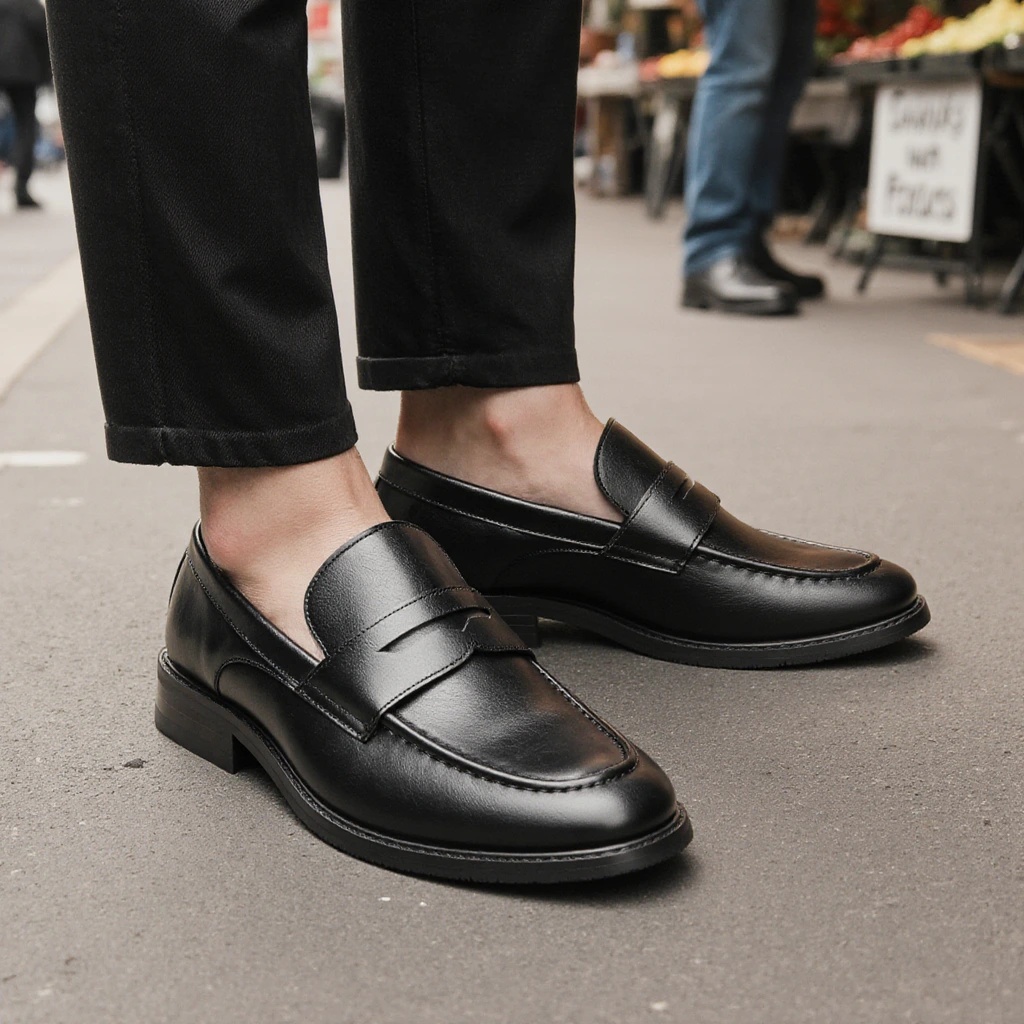 Erkek Siyah Penny Loafer'lar K - Suede Loafers Men incelemesi ve fiyatı
