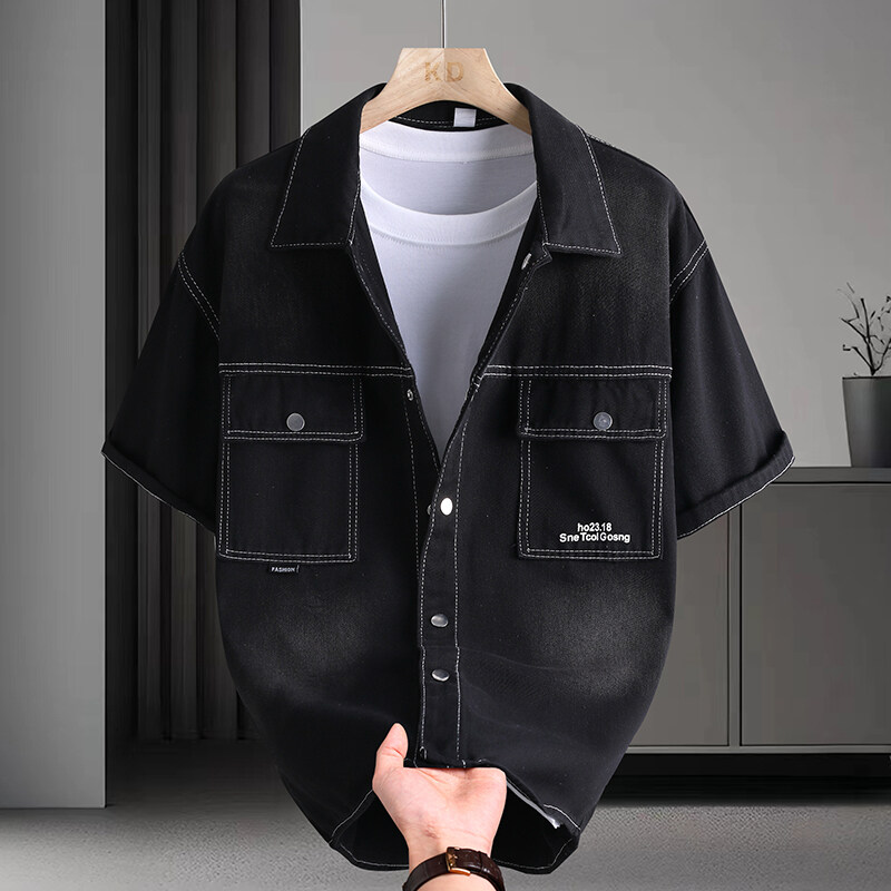 Erkek Kot Gömlek Yaz Modası Dü - Mens Fashion Denim incelemesi ve fiyatı