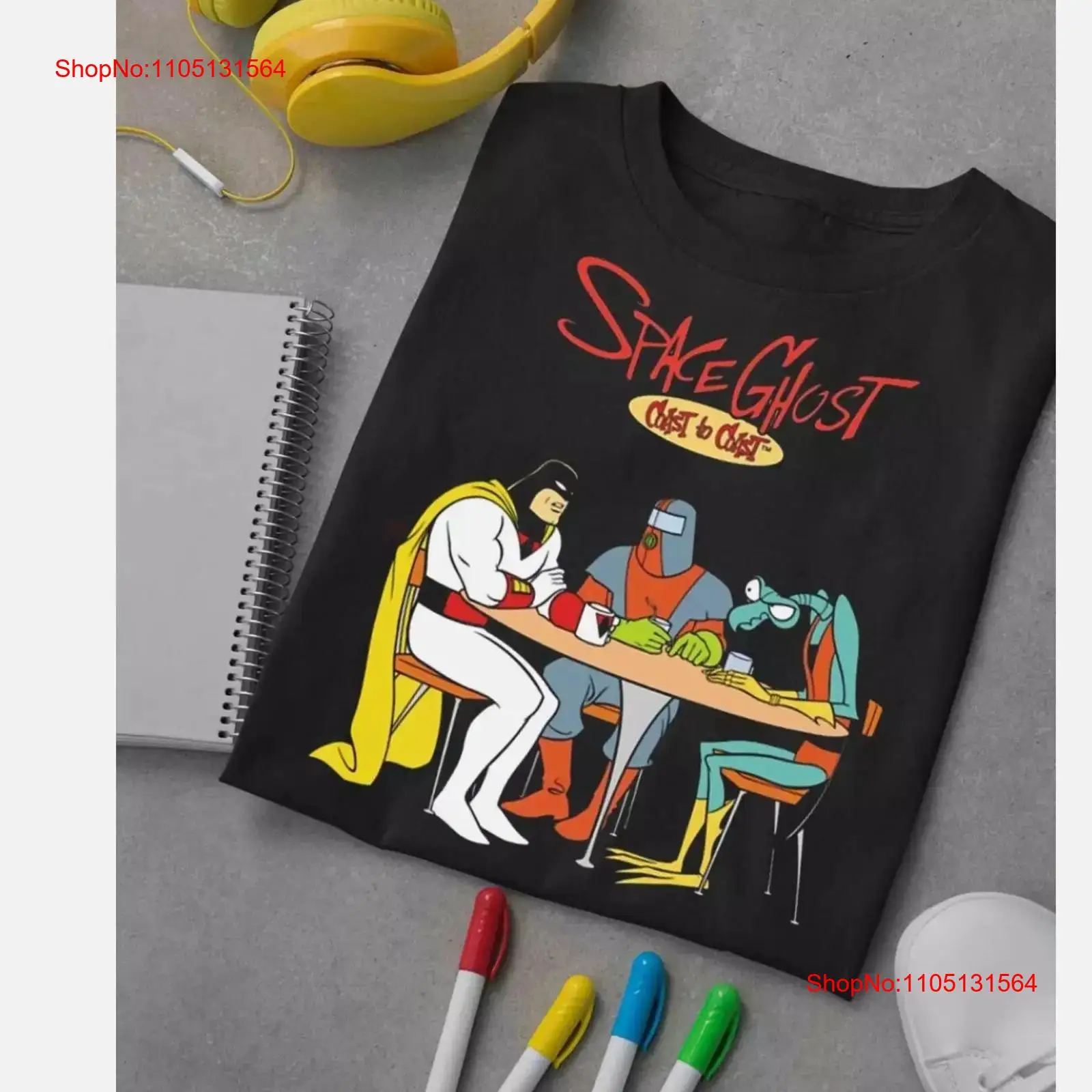 SICAK YENİ Space Ghost Coast ç - Mens Fashion Black Shirt incelemesi ve fiyatı
