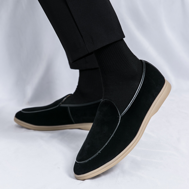 Moda Erkekler Lüks Marka makos - Suede Loafers Men incelemesi ve fiyatı