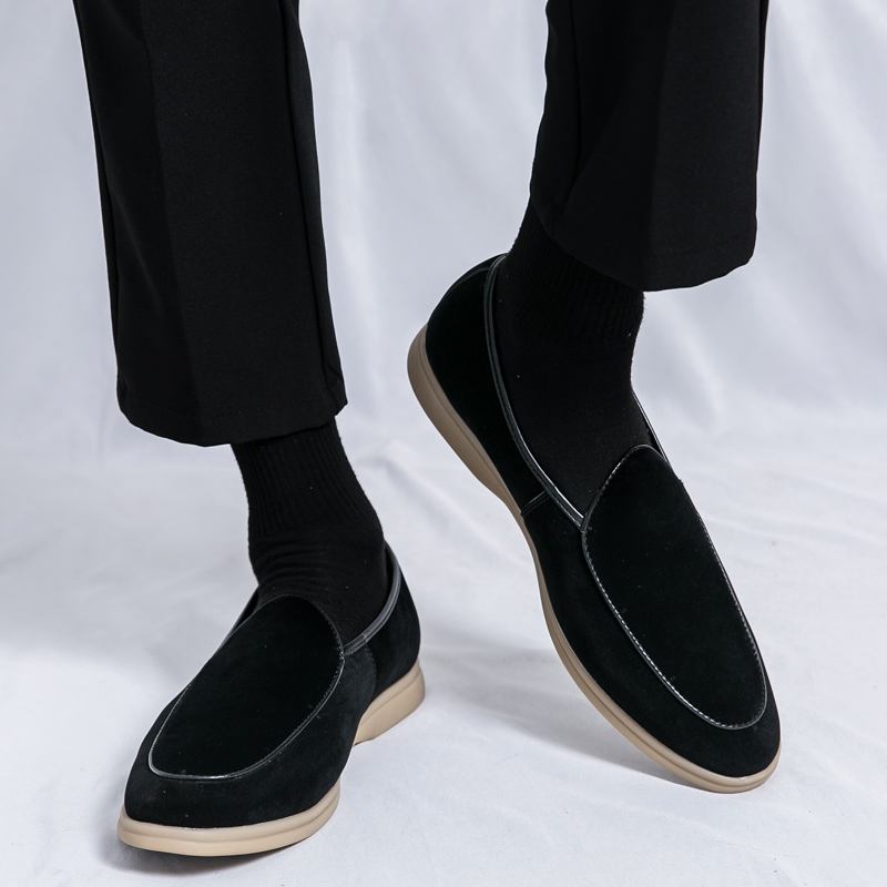 Moda Erkekler Lüks Marka makos - Suede Loafers Men incelemesi ve fiyatı
