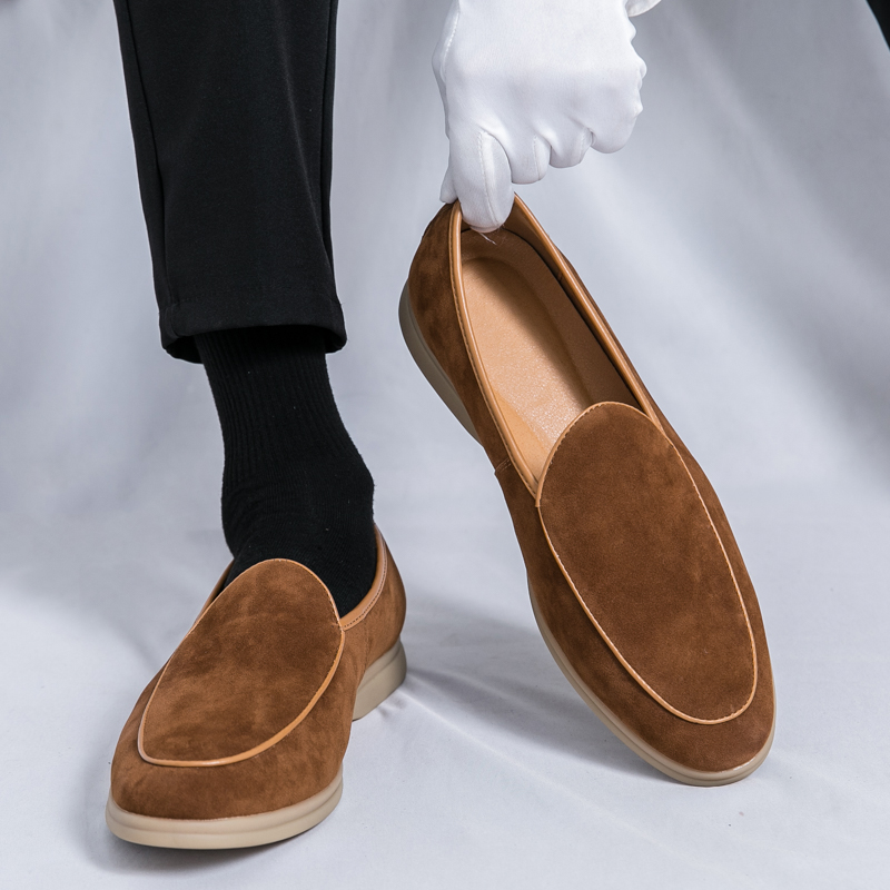 Moda Erkekler Lüks Marka makos - Suede Loafers Men incelemesi ve fiyatı