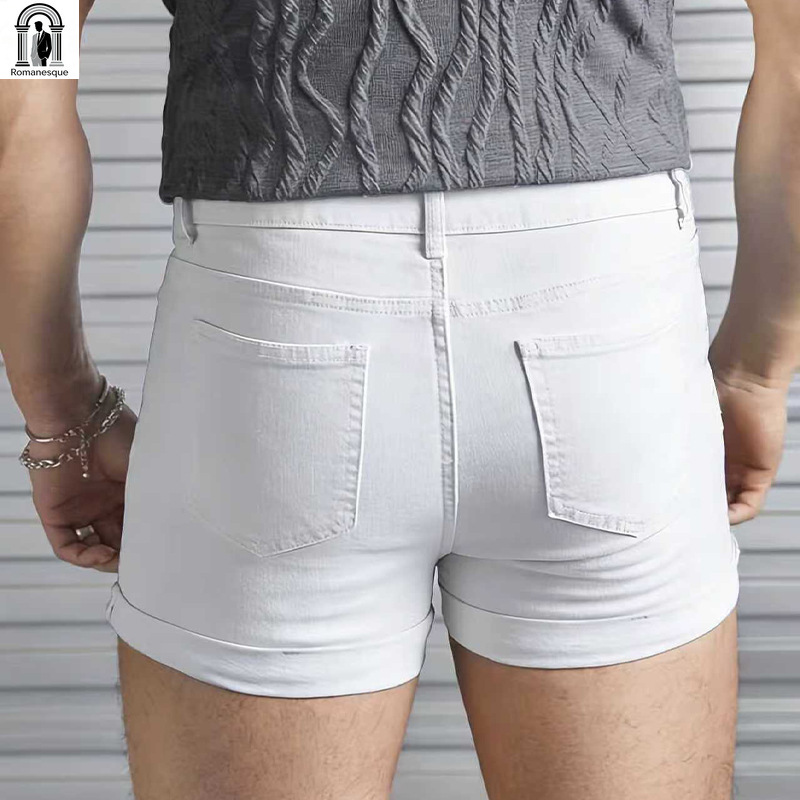 Erkek Seksi Dar Kesim Beyaz Ko - Mens Fashion Denim incelemesi ve fiyatı