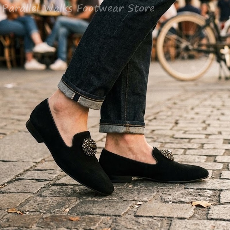 Erkek Süet Loafer'lar Kristal  - Suede Loafers Men incelemesi ve fiyatı
