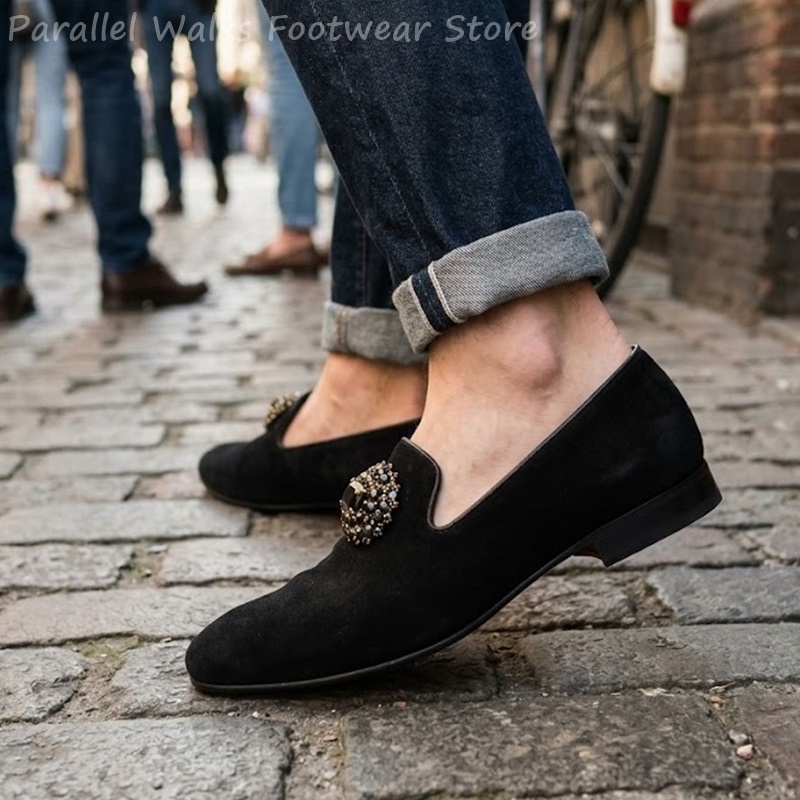 Erkek Süet Loafer'lar Kristal  - Suede Loafers Men incelemesi ve fiyatı