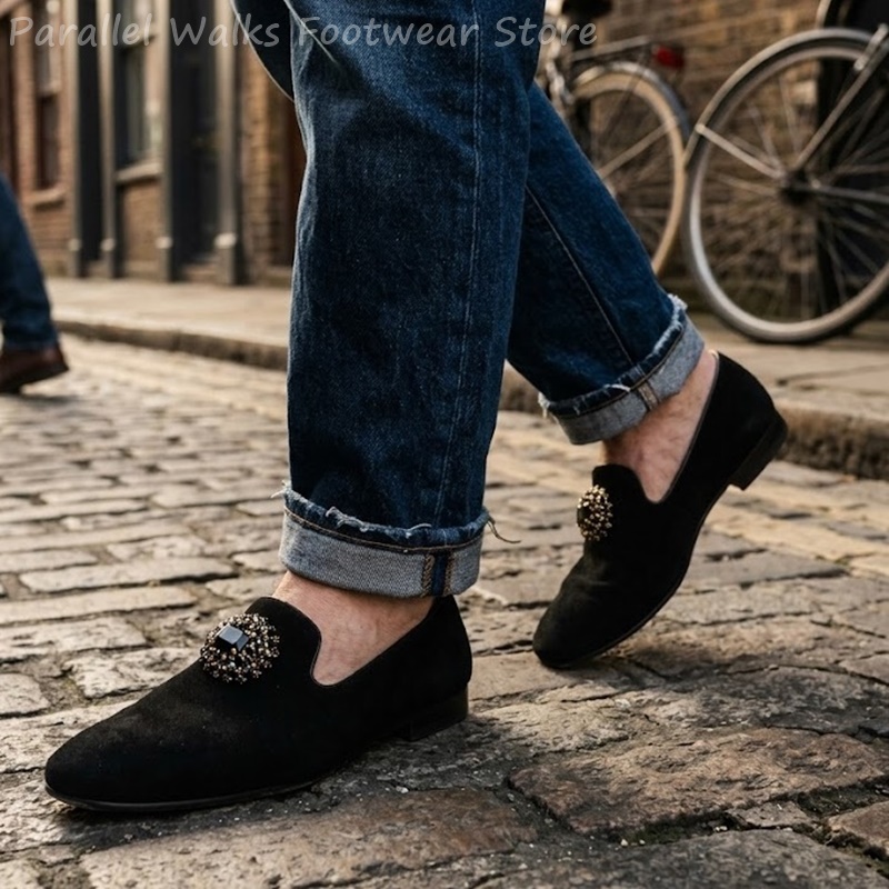 Erkek Süet Loafer'lar Kristal  - Suede Loafers Men incelemesi ve fiyatı