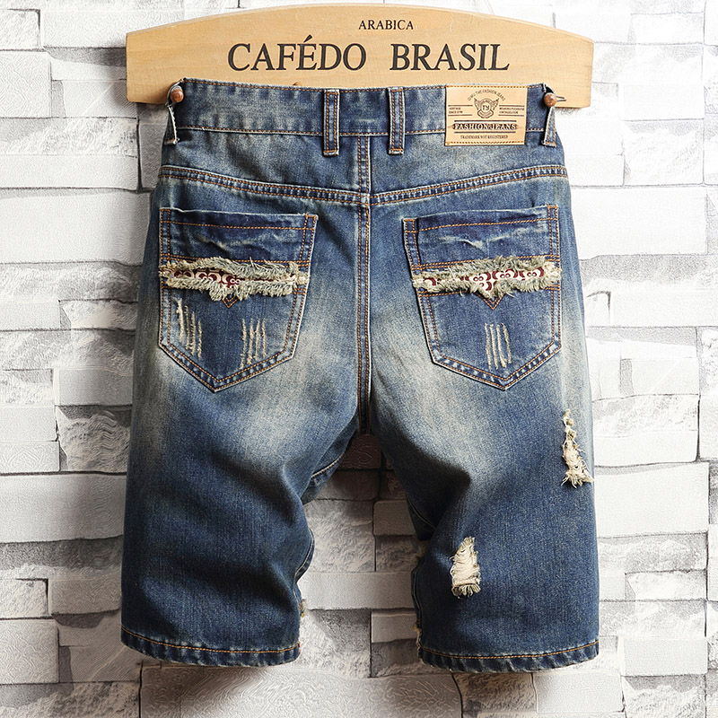 Yırtık Hip-Hop Kot Şort Erkek  - Mens Fashion Denim incelemesi ve fiyatı