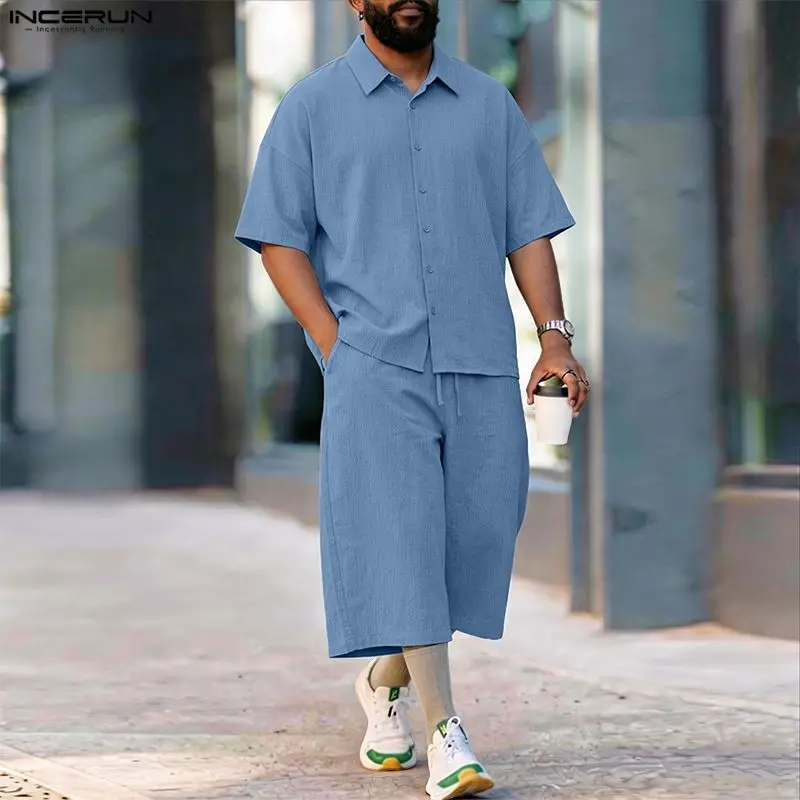 INCERUN erkek Setleri Katı Yak - Men'S Fashion For 2026 incelemesi ve fiyatı