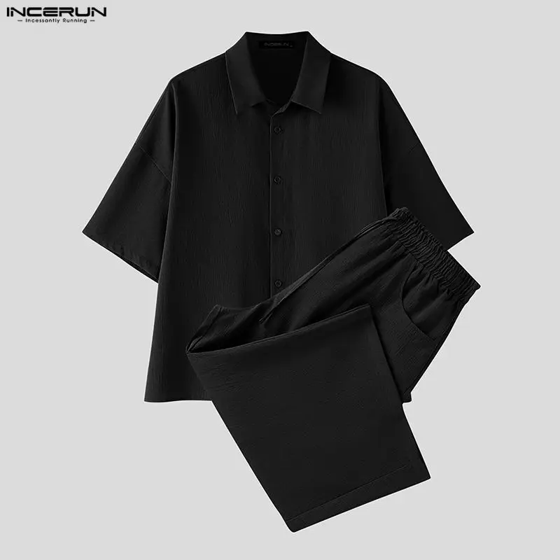 INCERUN erkek Setleri Katı Yak - Men'S Fashion For 2026 incelemesi ve fiyatı