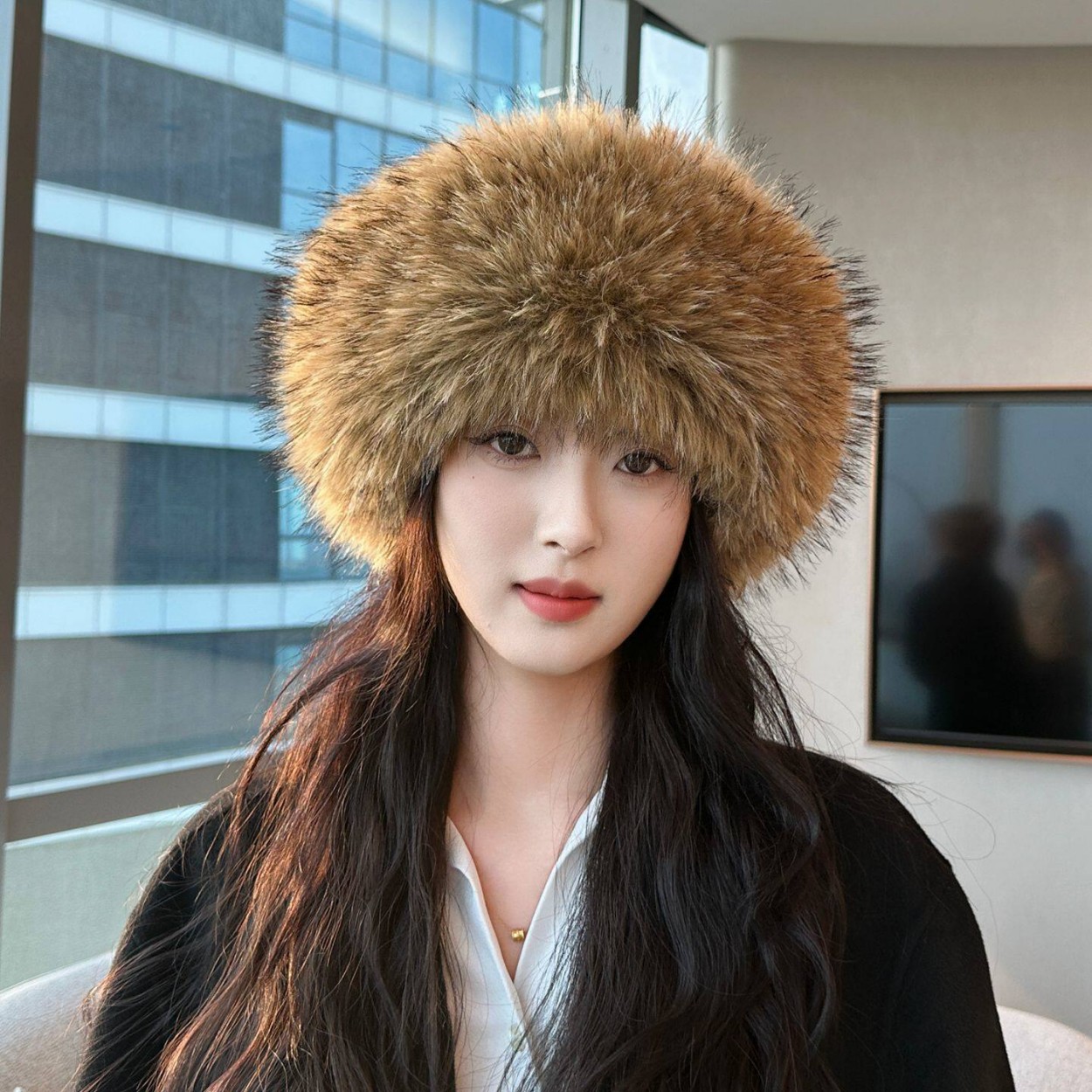 Yumuşak Peluş Suni Tilki Kürkü - Beanie Winter Hat incelemesi ve fiyatı