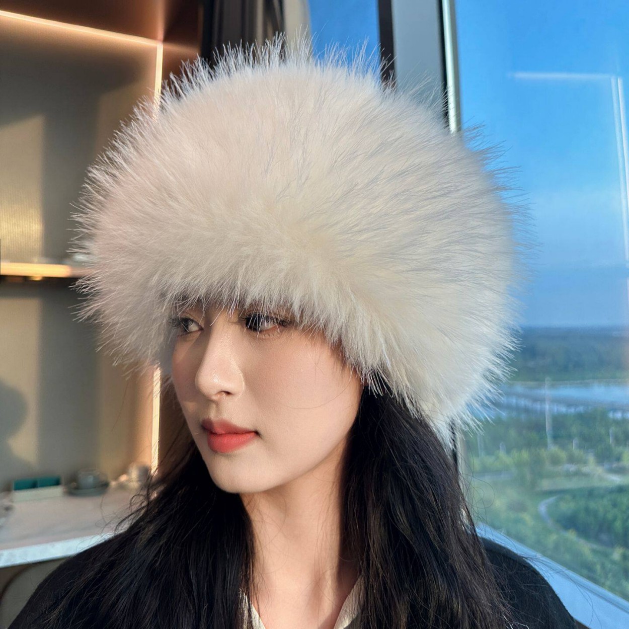 Yumuşak Peluş Suni Tilki Kürkü - Beanie Winter Hat incelemesi ve fiyatı