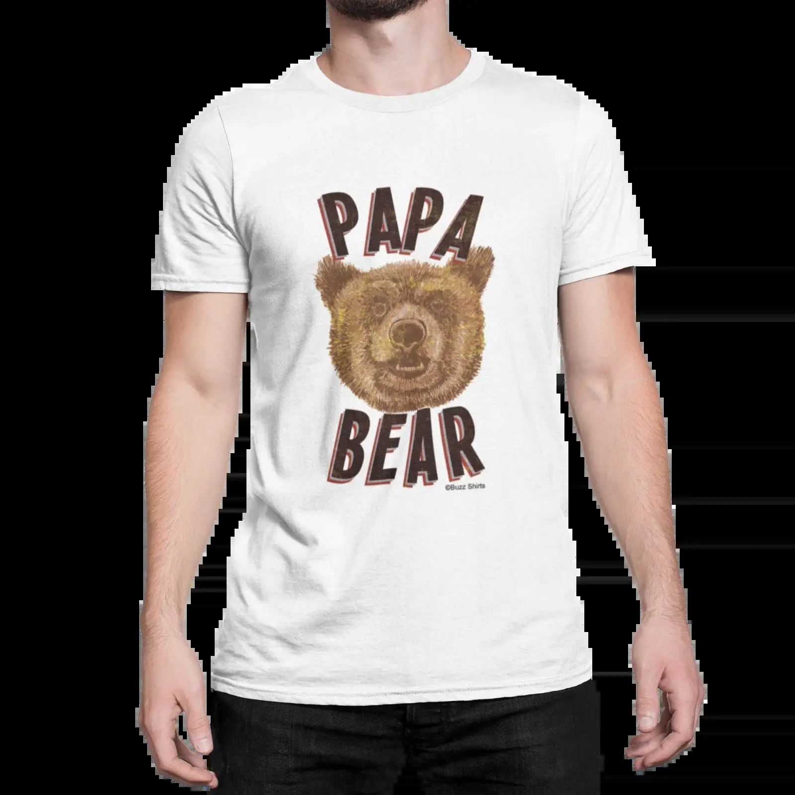 Komik Erkek Tişörtü Papa Bear  - Mens Fashion Style Images incelemesi ve fiyatı