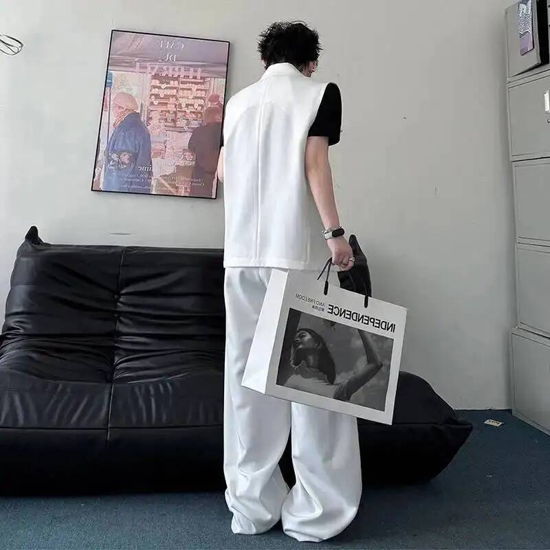 LUZHEN Yelek 2026 Moda Yaz Erk - Mens Fashion Vest incelemesi ve fiyatı
