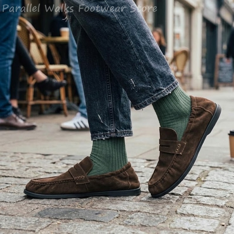 Erkek Yumuşak Süet Loafer'lar  - Suede Loafers Men incelemesi ve fiyatı