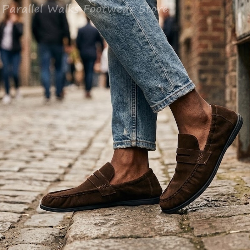 Erkek Yumuşak Süet Loafer'lar  - Suede Loafers Men incelemesi ve fiyatı
