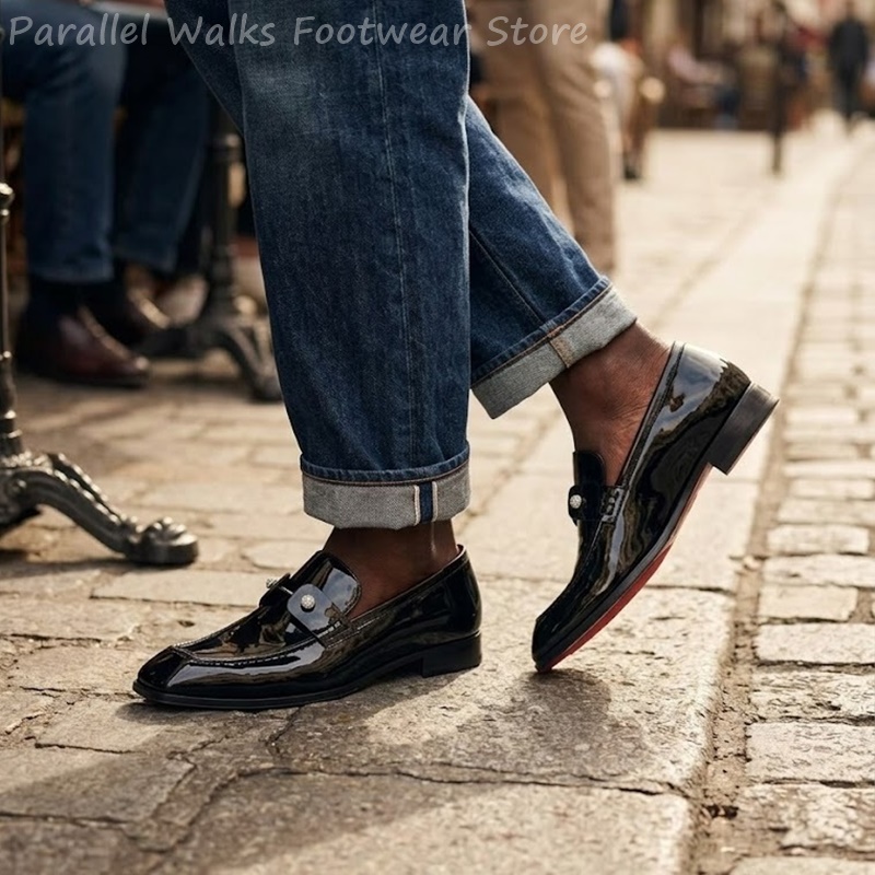 Erkek Siyah Rugan Görünümlü Sü - Suede Loafers Men incelemesi ve fiyatı