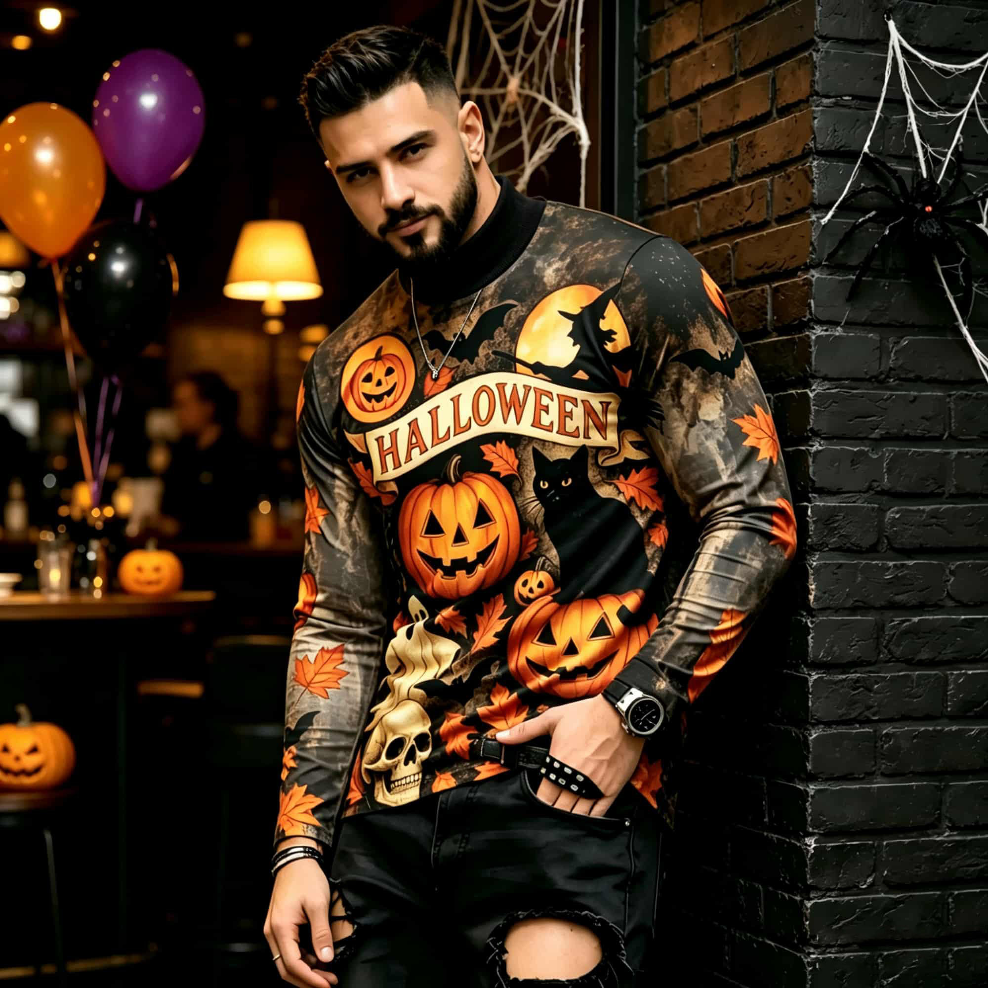Günlük Moda Sokak Stili Cadıla - Mens Fashion Black Shirt incelemesi ve fiyatı
