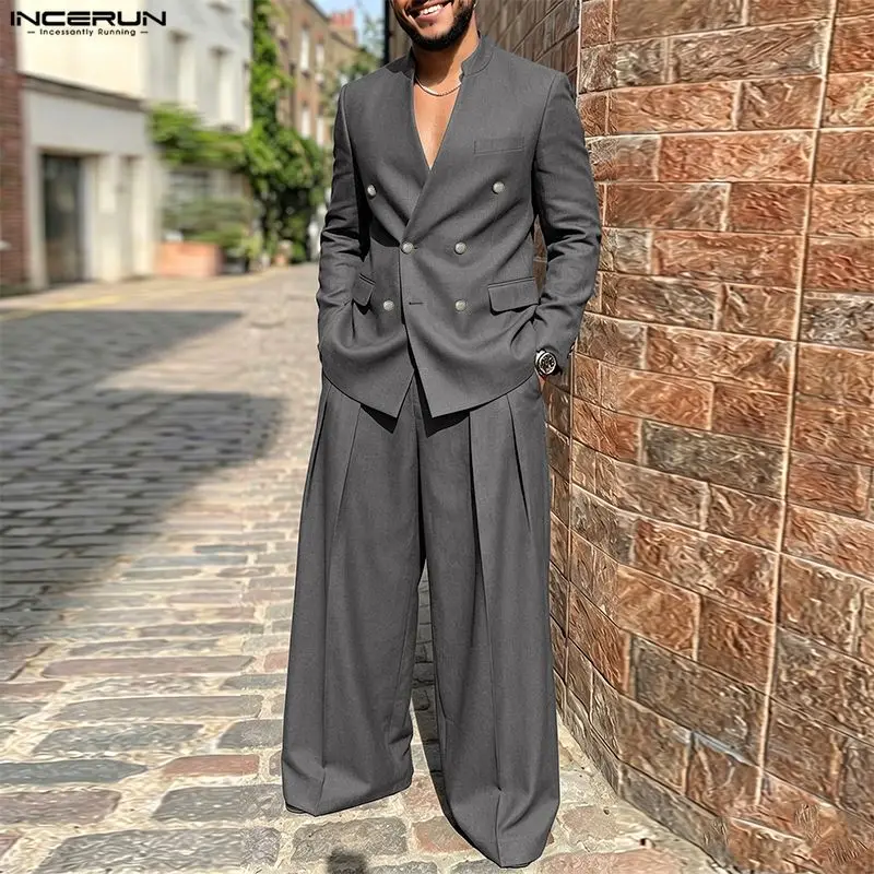 INCERUN Erkek Takımları Düz Re - Men Fashion Elegant incelemesi ve fiyatı
