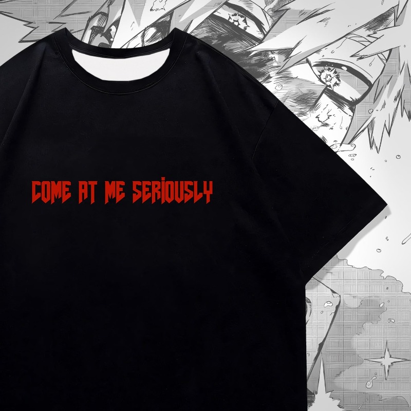 Bakugo Anime Çift Taraflı Bask - Graphic Tee Oversized incelemesi ve fiyatı