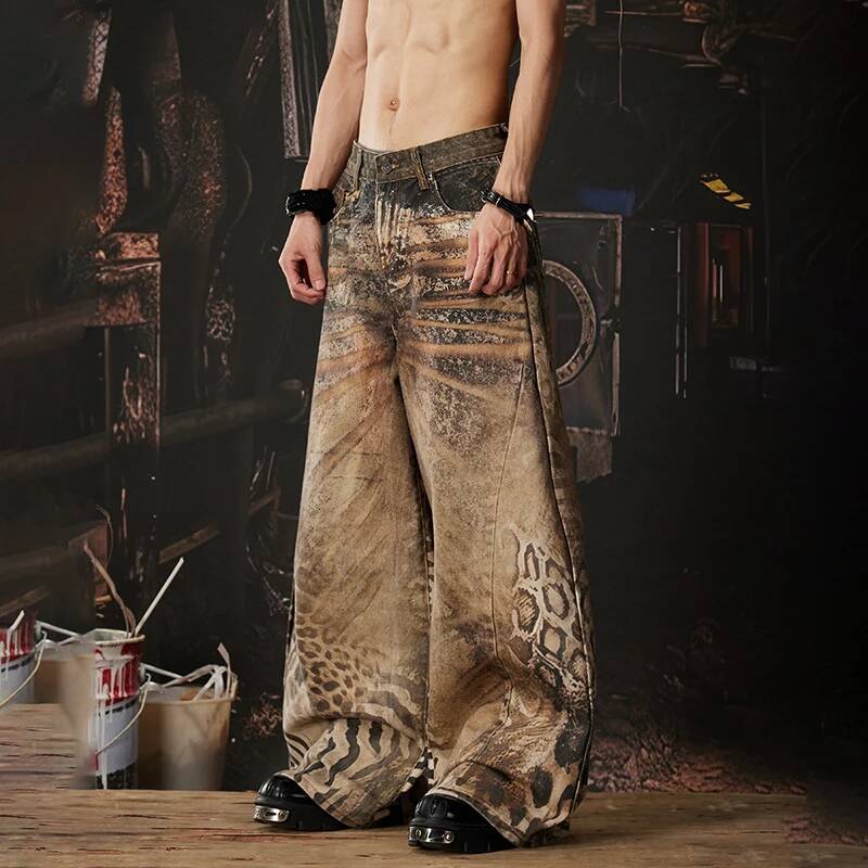 LUZHEN 2026 Yeni Orijinal Y2K  - Men'S Fashion With Baggy Jeans incelemesi ve fiyatı