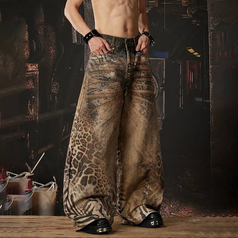 LUZHEN 2026 Yeni Orijinal Y2K  - Men'S Fashion With Baggy Jeans incelemesi ve fiyatı