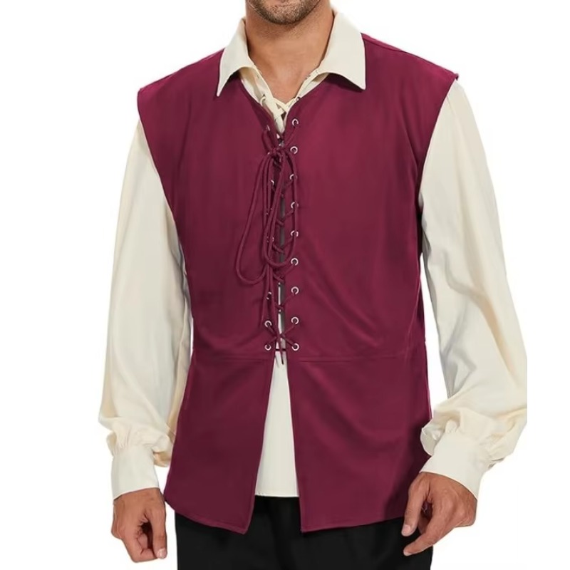 Ortaçağ Rönesans Korsan Gotik  - Mens Fashion Vest incelemesi ve fiyatı